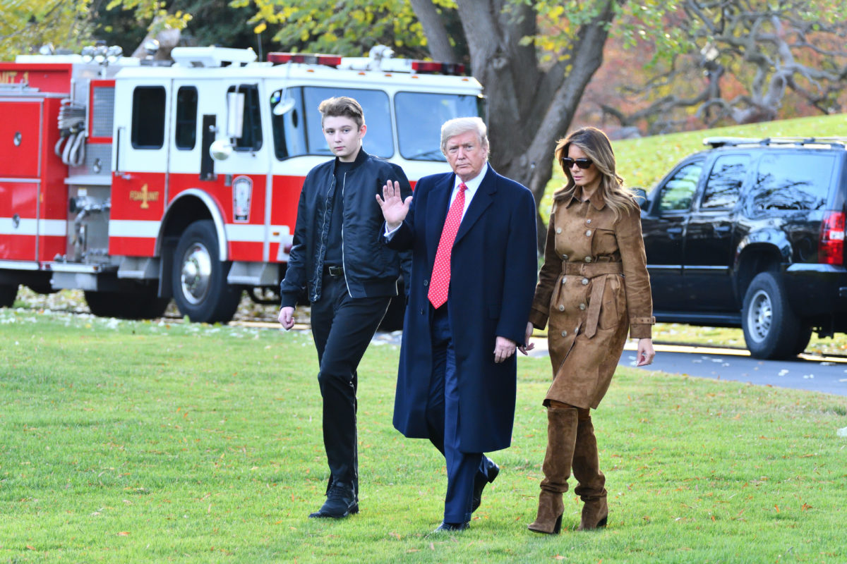 Melania Trump Wishes Son Barron a Happy Birthday and People Can't Understand Why She Chose This Photo