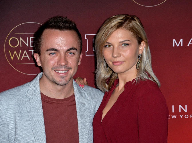 frankie muniz and paige price reveal first look of son mauz