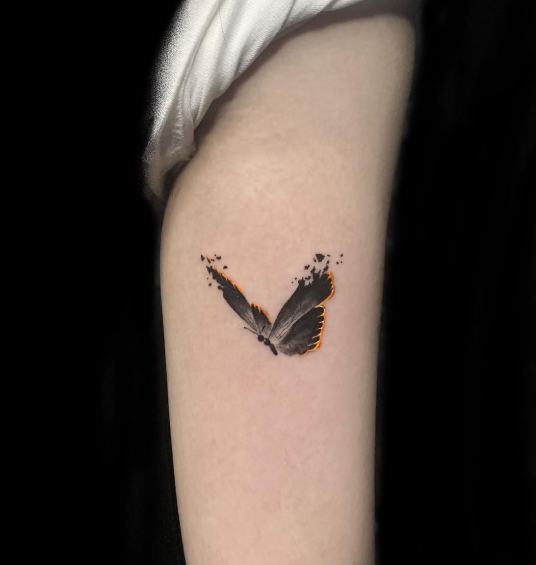 25 Small Butterfly Tattoos That Will Make Your Heart Flutter