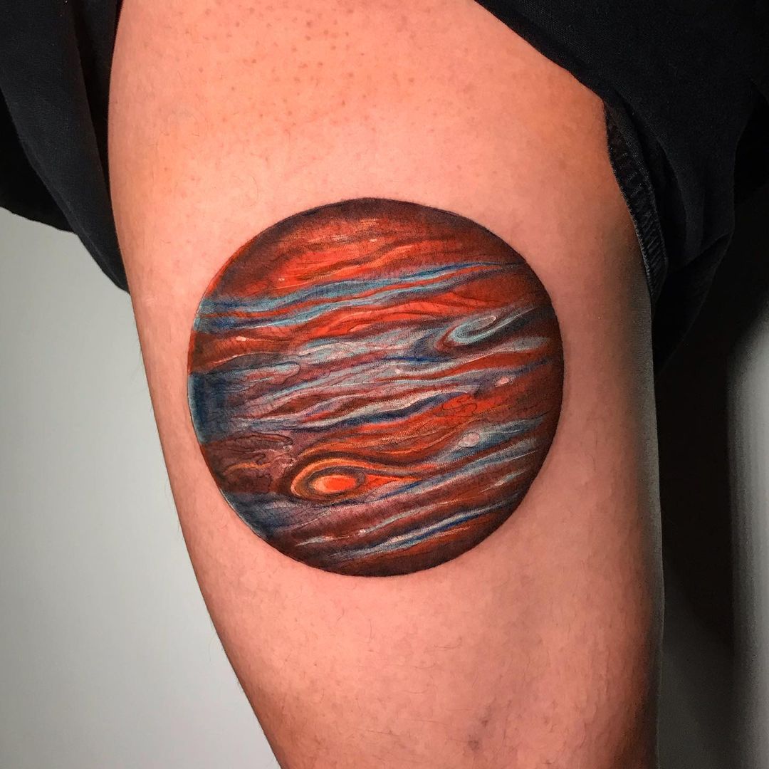 the future is up! 25 space tattoos to explore this huge 2021 tattoo trend