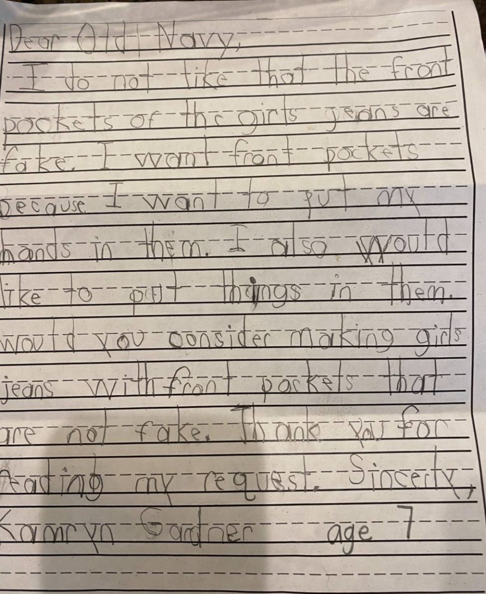 First-Grader Asks Old Navy For Jeans To Have Real Pockets