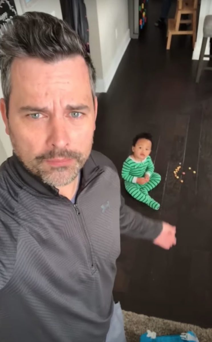 Dad Shares 'Clever' TikTok Trick That Stops Toddlers From Eating Off the Floor