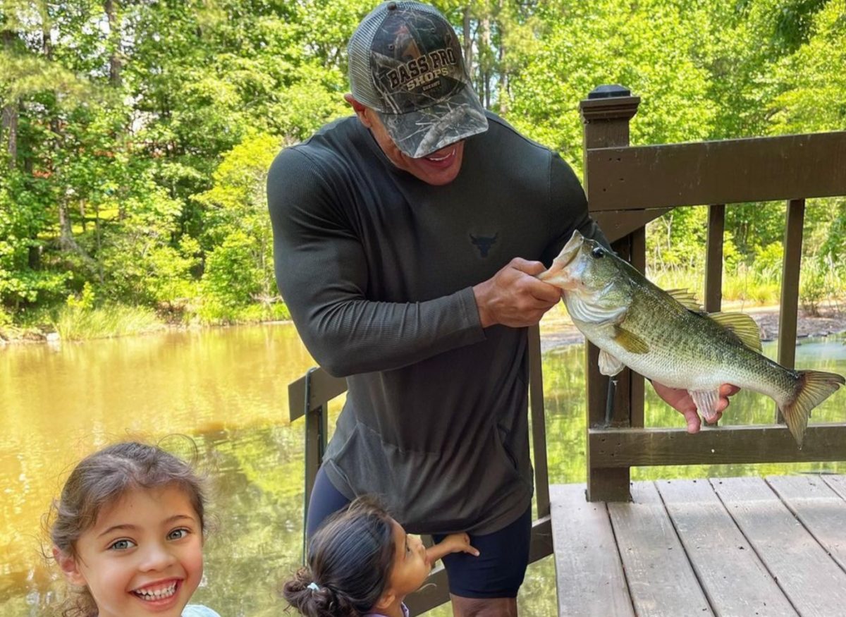 Dwayne Johnson Boasts About His Brave Girls On Fishing Trip