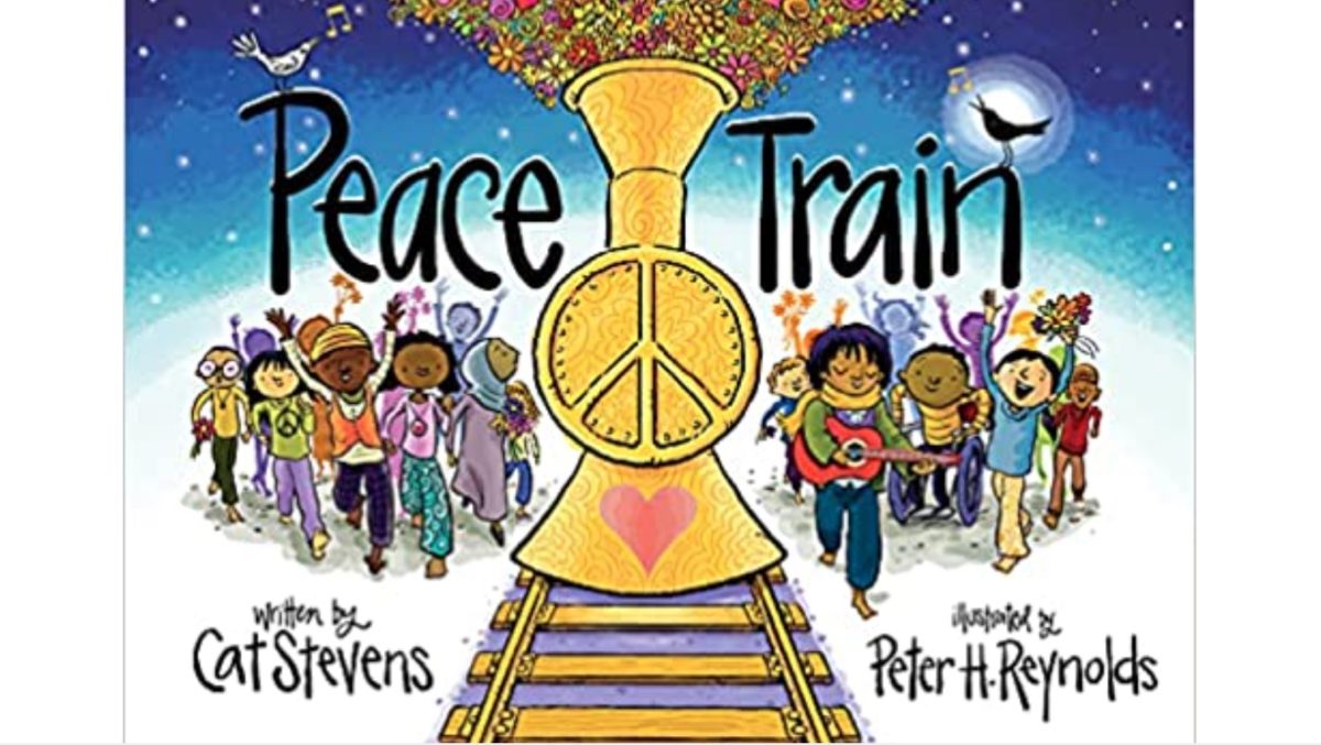 attention all 'peace train' fans, cat stevens just created a children's book in honor of its' 50th anniversary