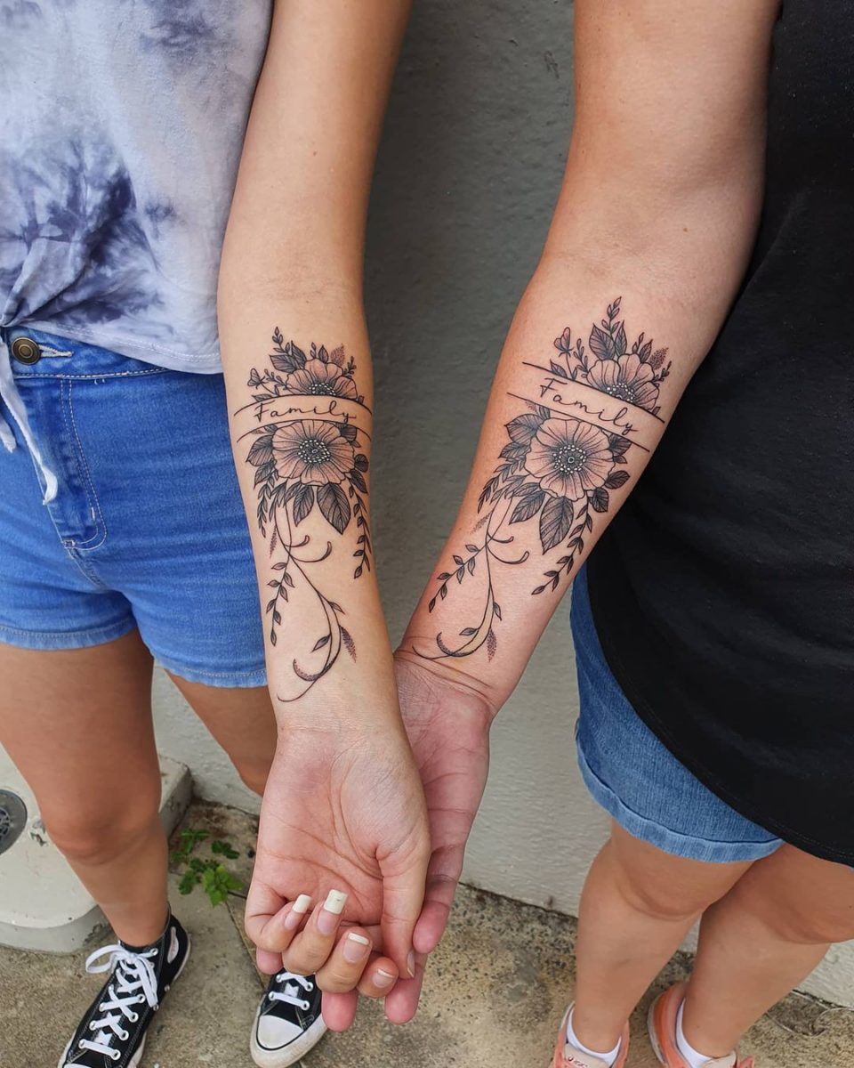 88 Mother Daughter Tattoos - Family Tattoo Ideas