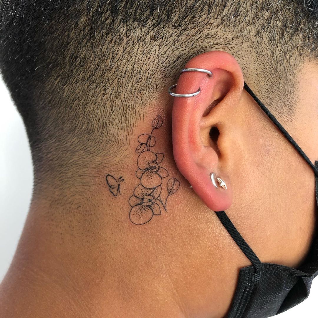 33 Behind The Ear Tattoos