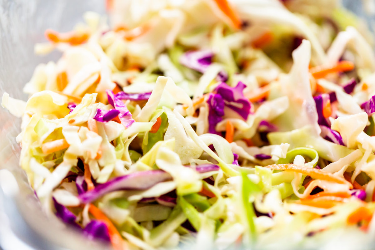 it's summer time, which means it's time to put coleslaw on everything