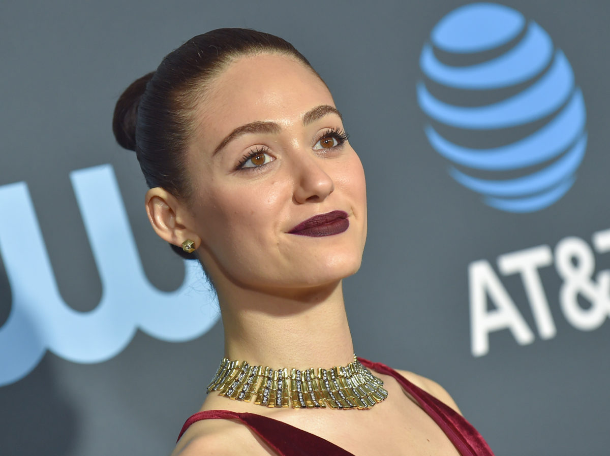 emmy rossum posts first photo of baby, covid vaccinations