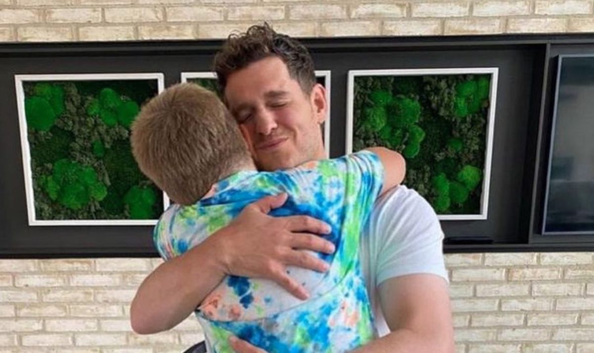 michael bublé calls his oldest son his hero on 8th birthday