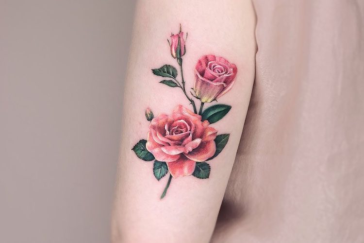 50 Fresh Flower Tattoos