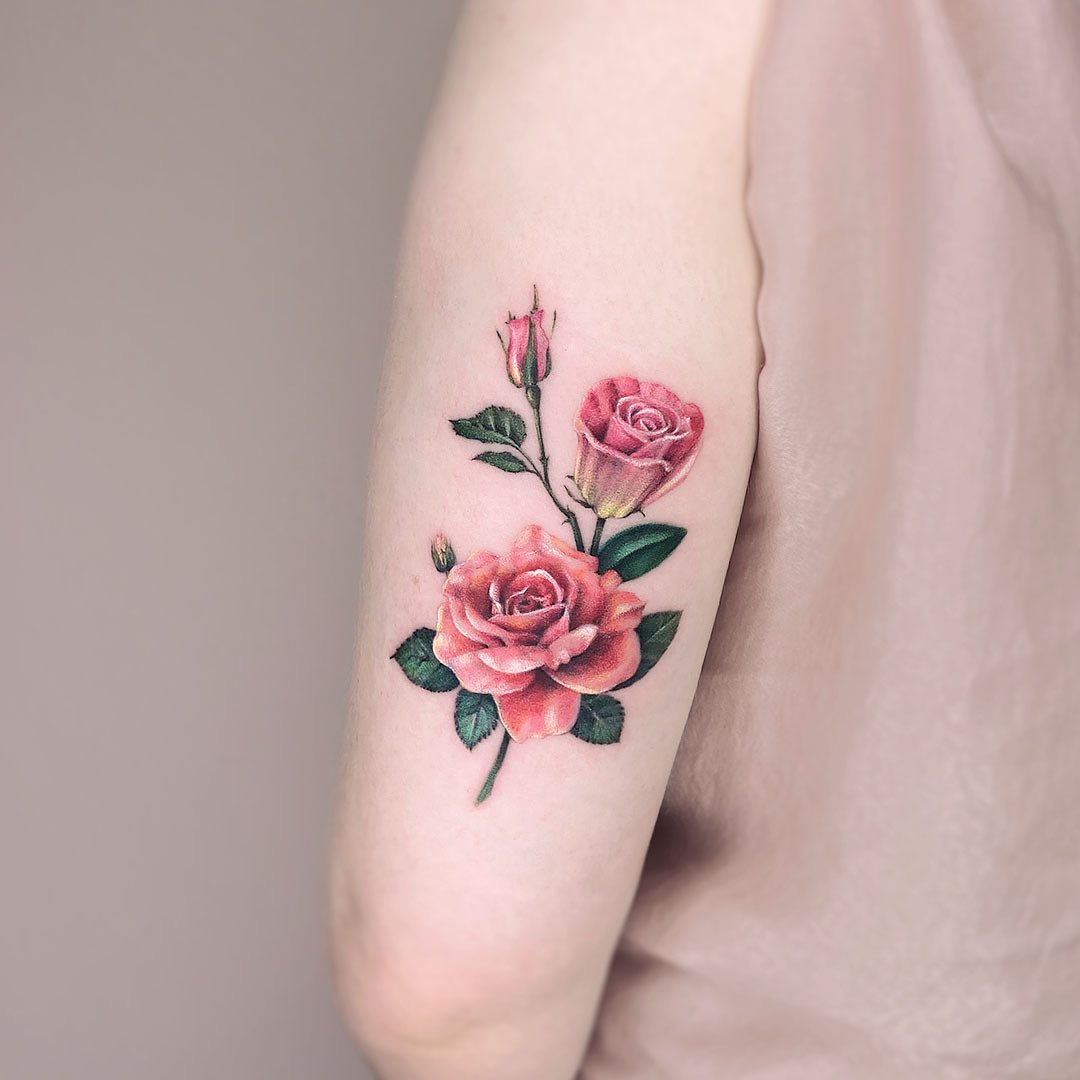 50 Fresh Flower Tattoos