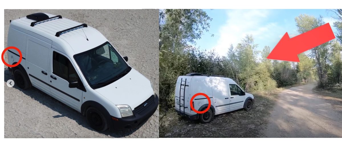 youtubers share footage of what is believed to be gabby petito's van parked on the side of a trail on august 27