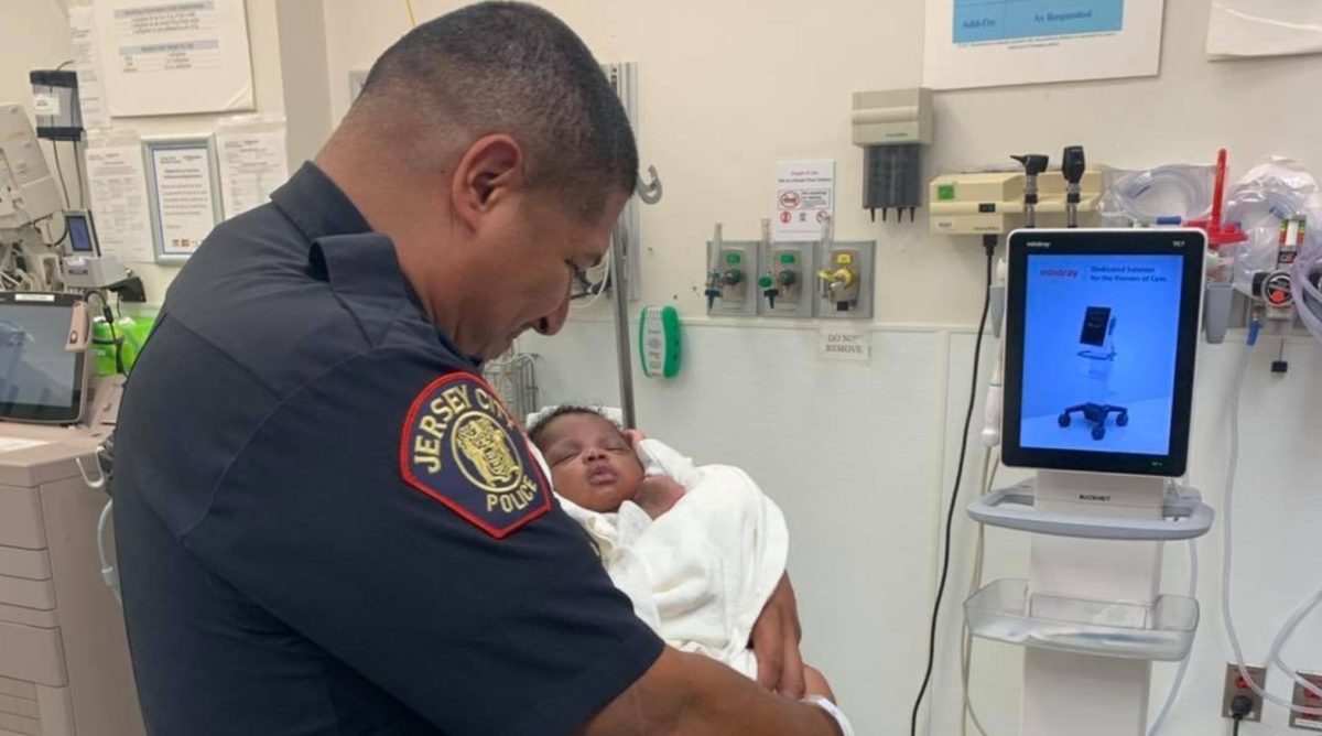 new jersey officers saves 1-month-old baby who was thrown from balcony