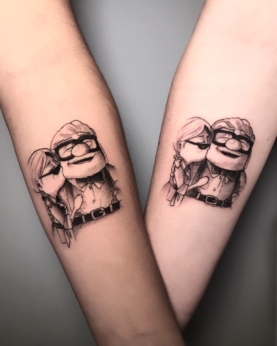 25 Sweet Couple Tattoo Ideas