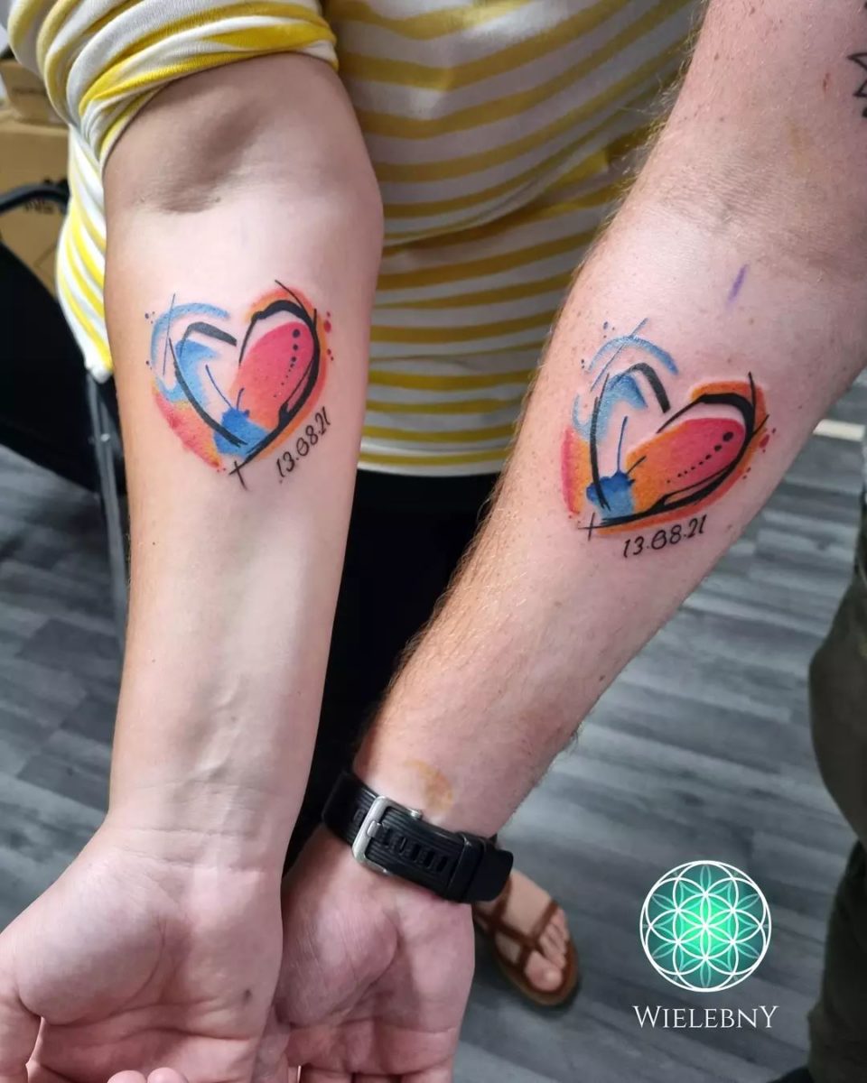 40 Cute Couple Tattoos
