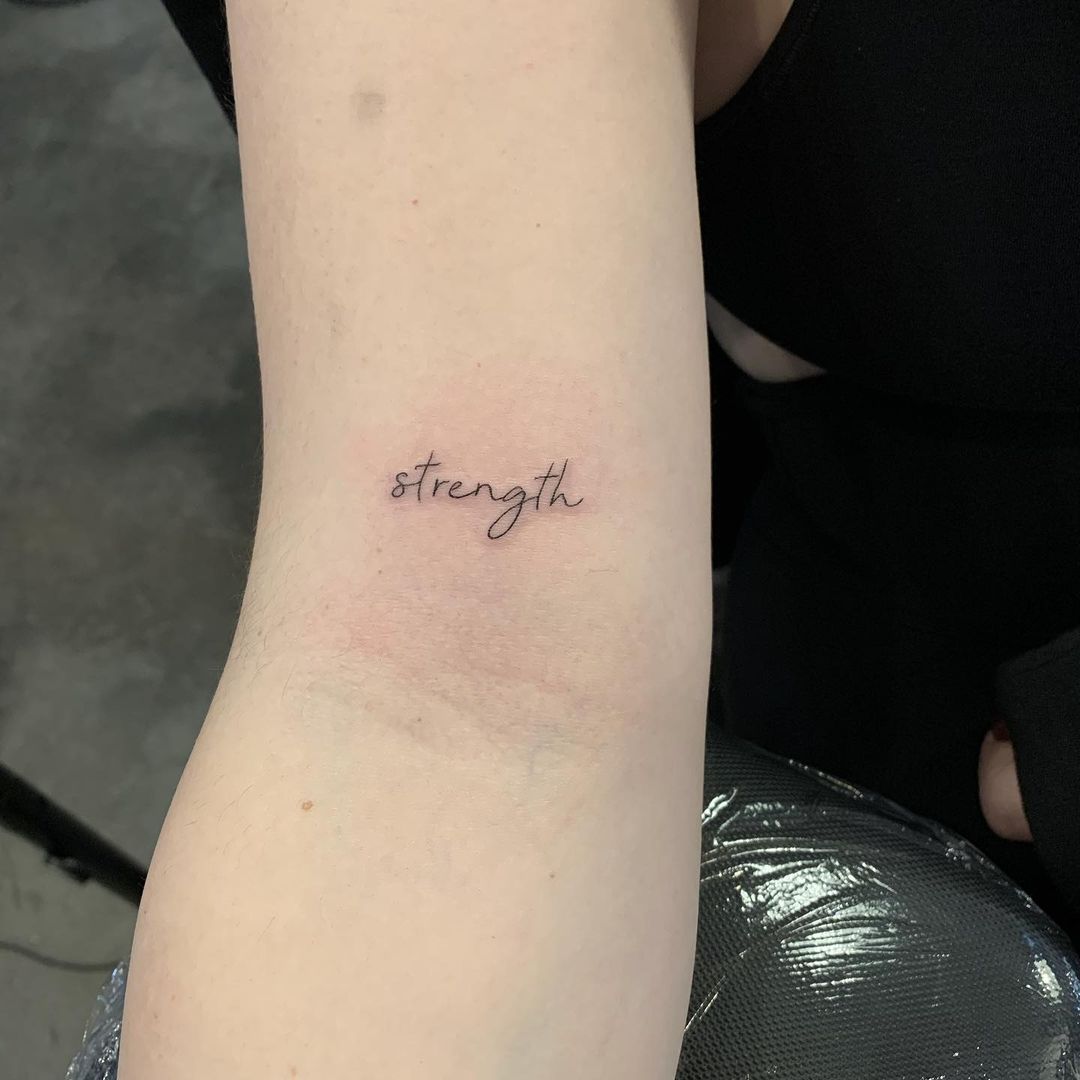25 strength tattoos