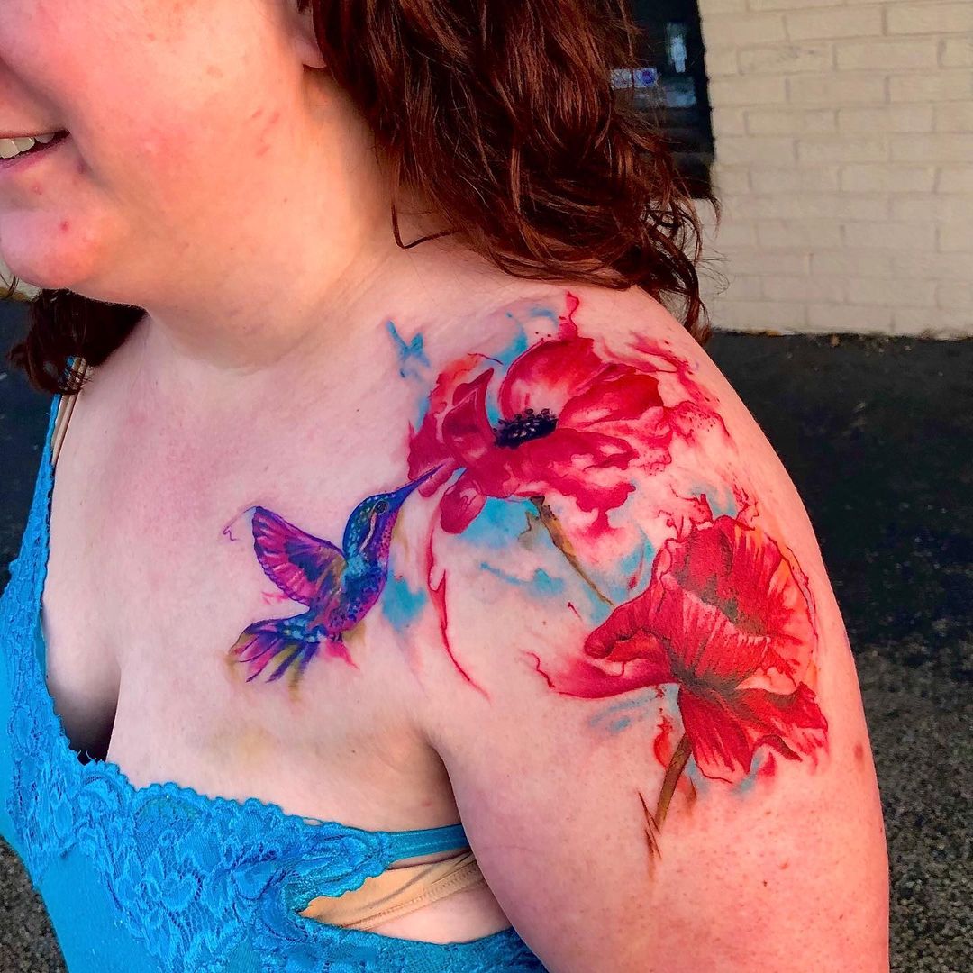 65 watercolor tattoos