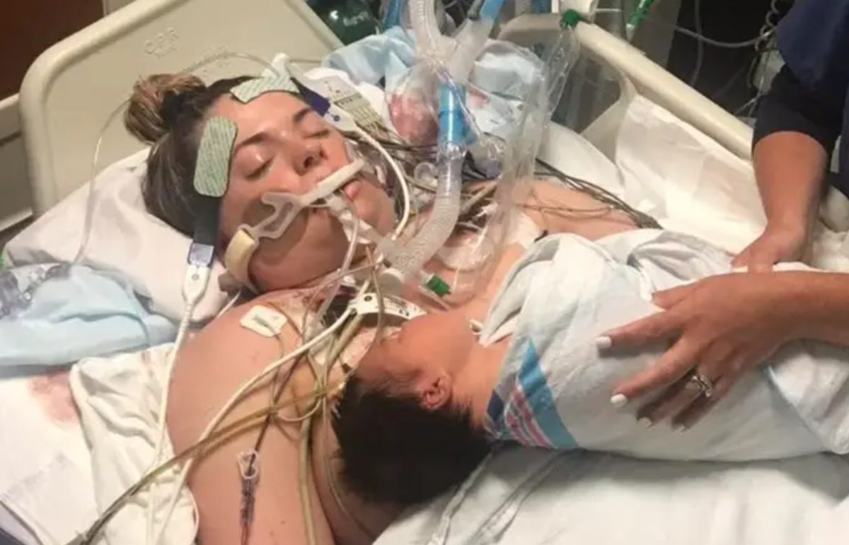woman goes viral on tiktok for sharing how she almost died during child birth, starts important conversation