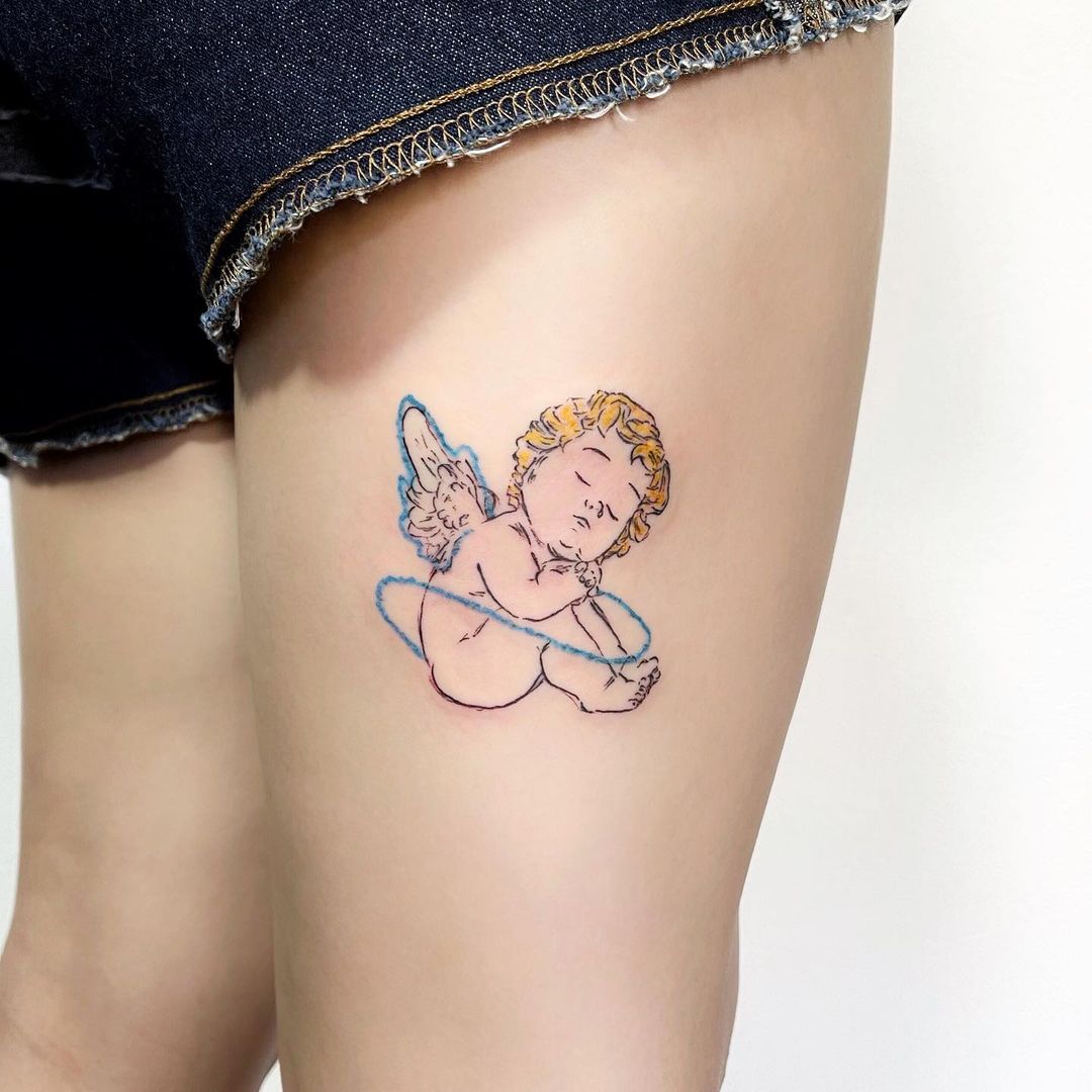 25 angel tattoo ideas