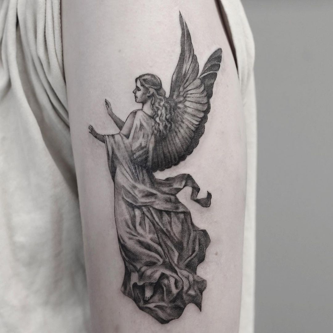 25 angel tattoo ideas
