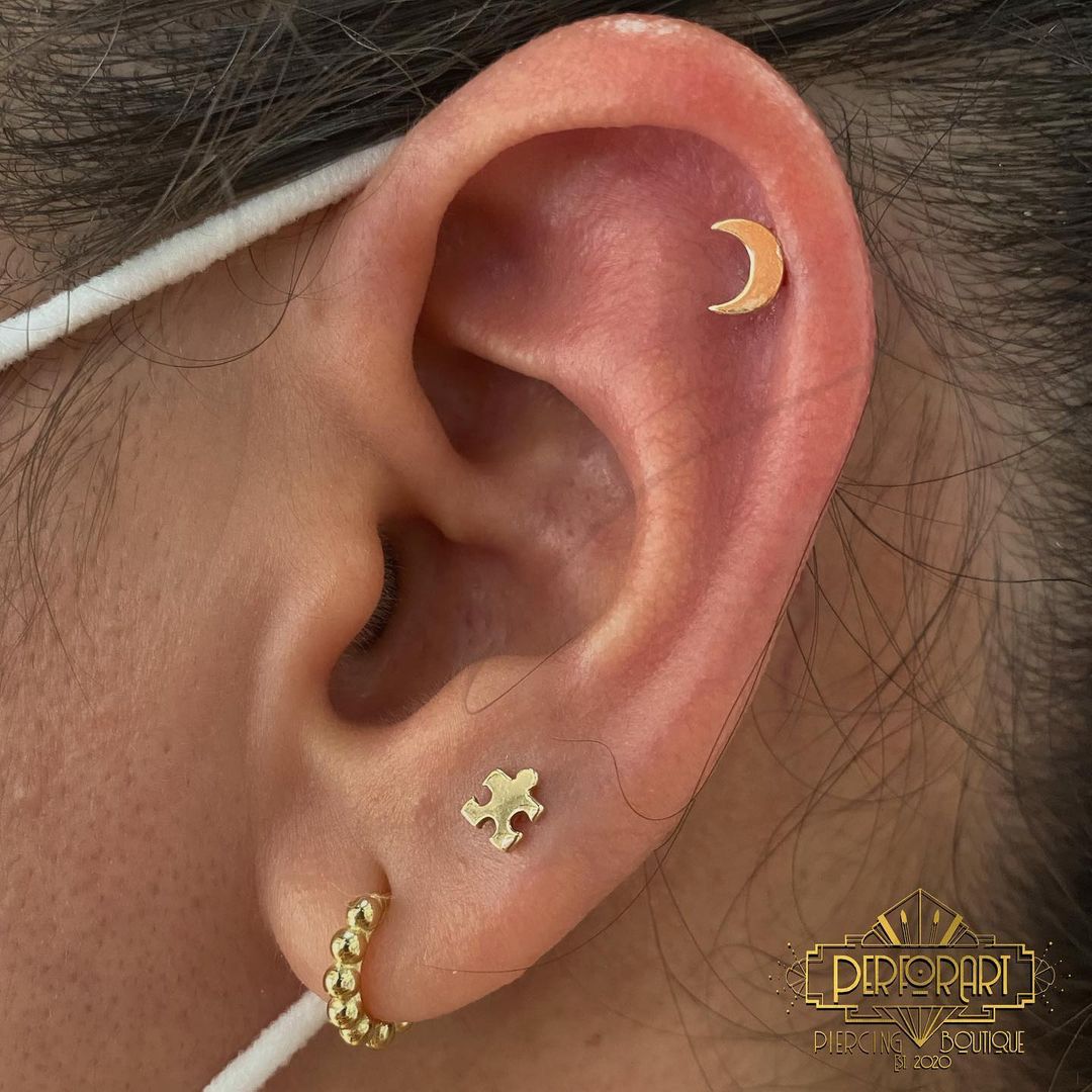 25 asymmetrical ear piercings 