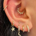 25 Asymmetrical Ear Piercings That Show of This Fresh Trend