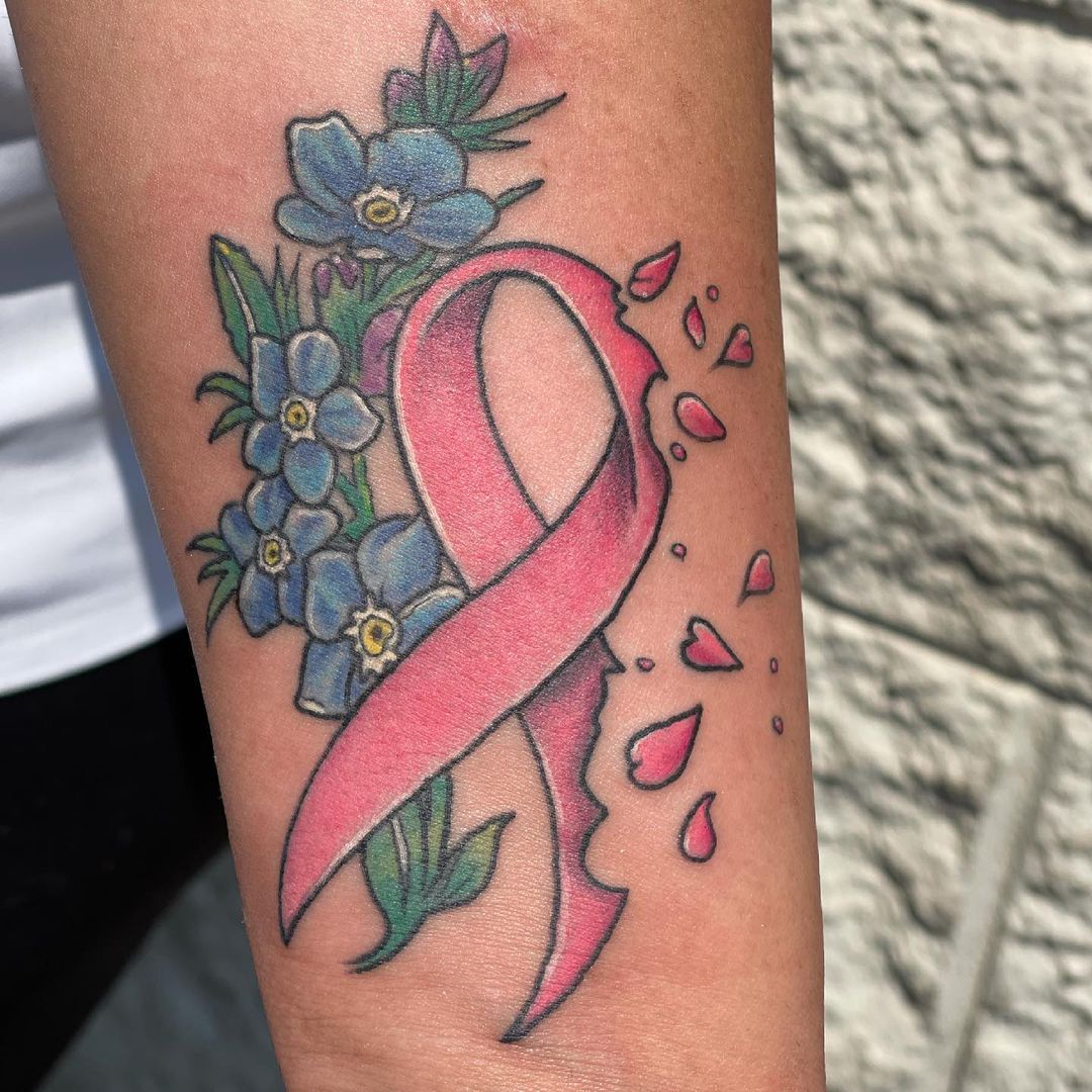 50 beautiful breast cancer tattoos
