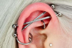25 industrial piercings