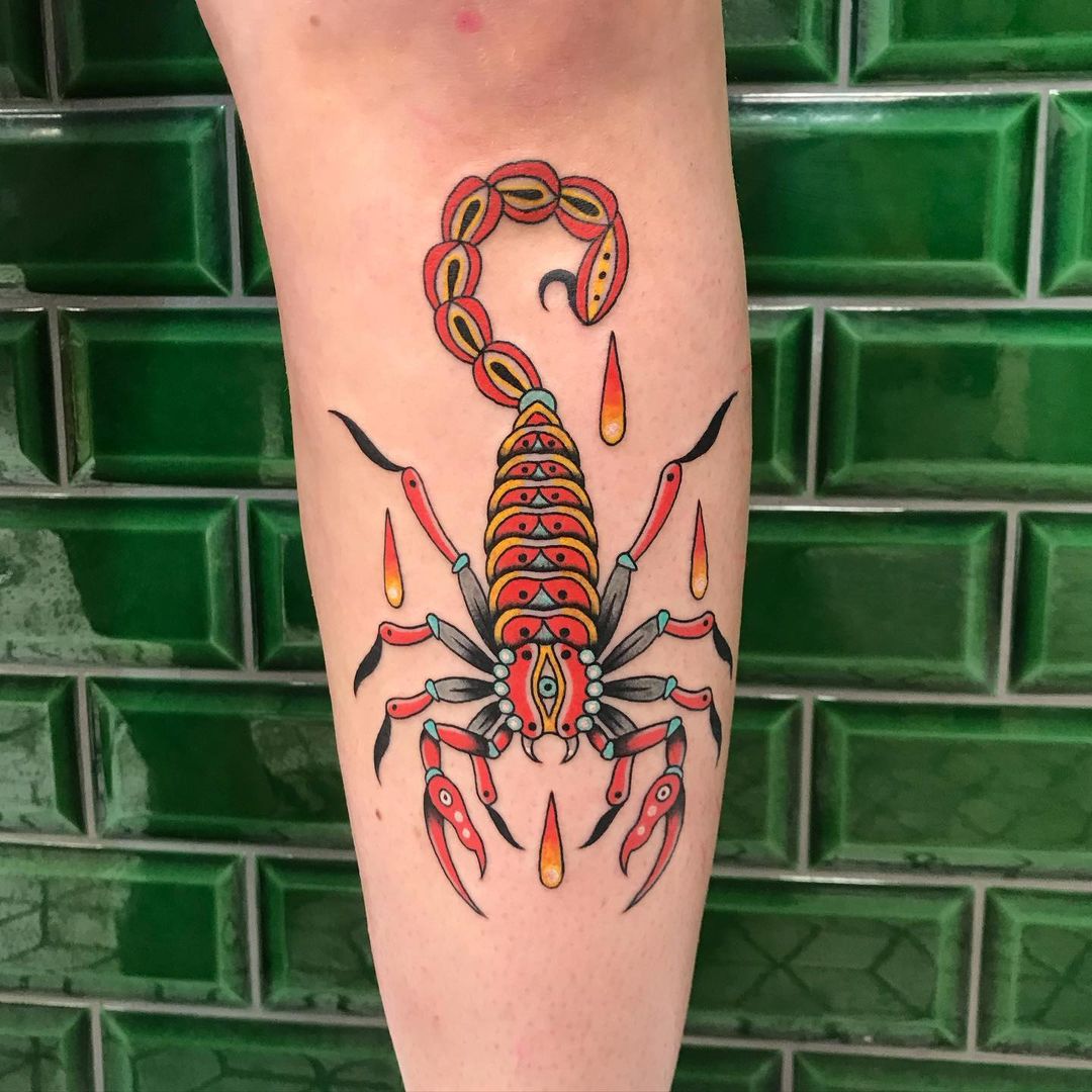 33 Scorpion Tattoo Ideas for Scorpios & Beyond | These scorpion tattoo ideas will charm Scorpios and anyone else who feels the sting!