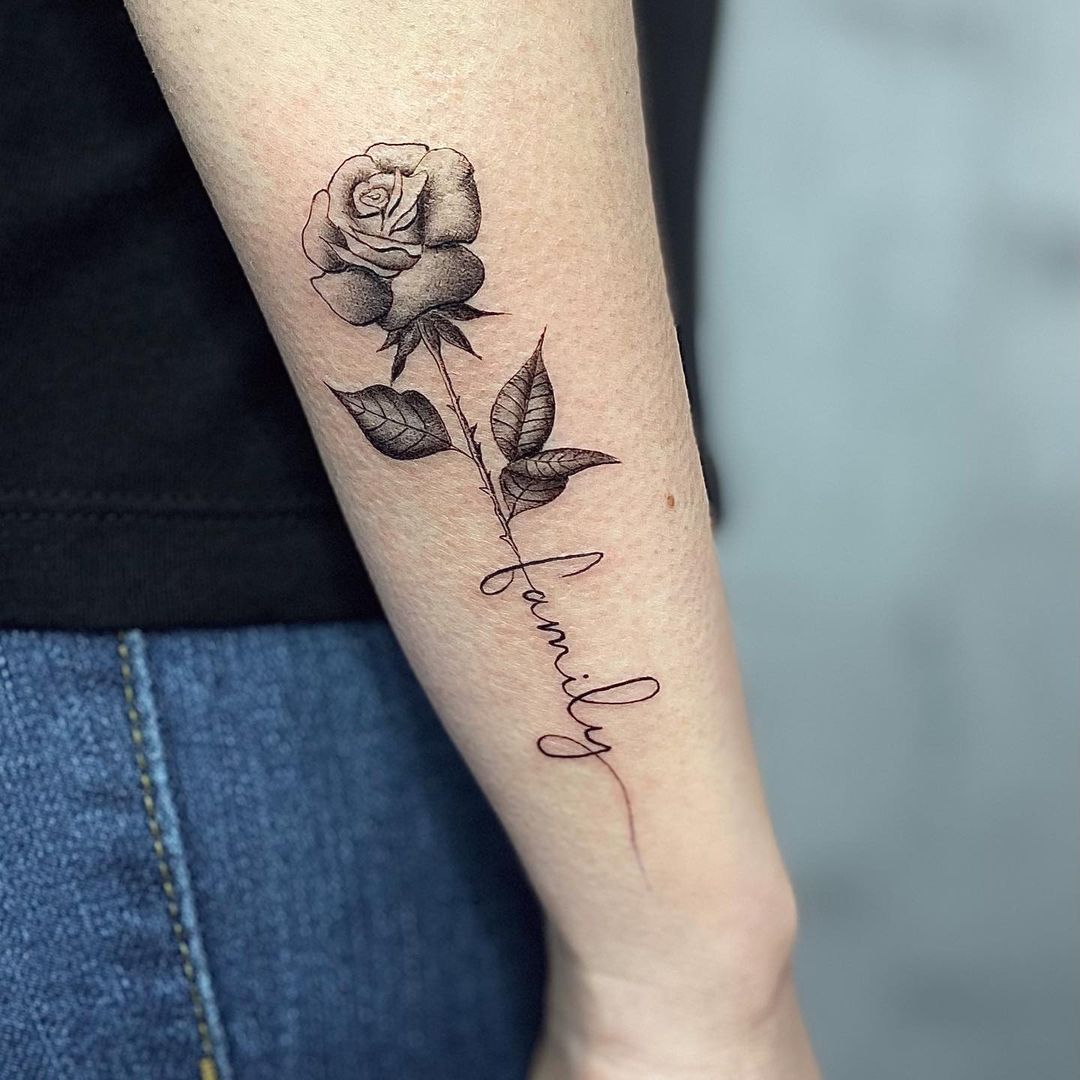 33 gorgeous small rose tattoo ideas