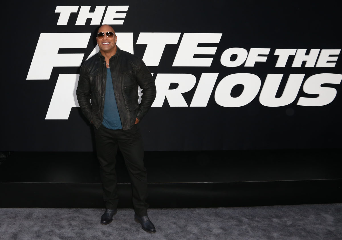 dwayne johnson on the adorable way his 5-year-old helps out the rock's fans