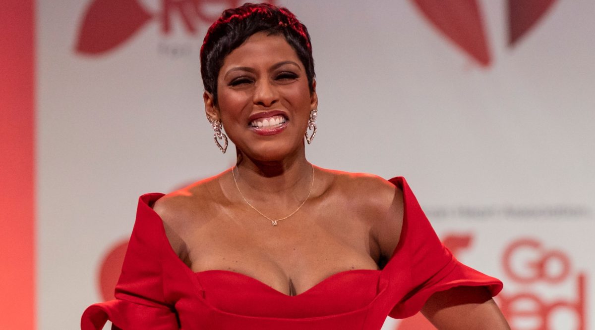 tamron hall admitted she burst into tears when she found out she was having a boy