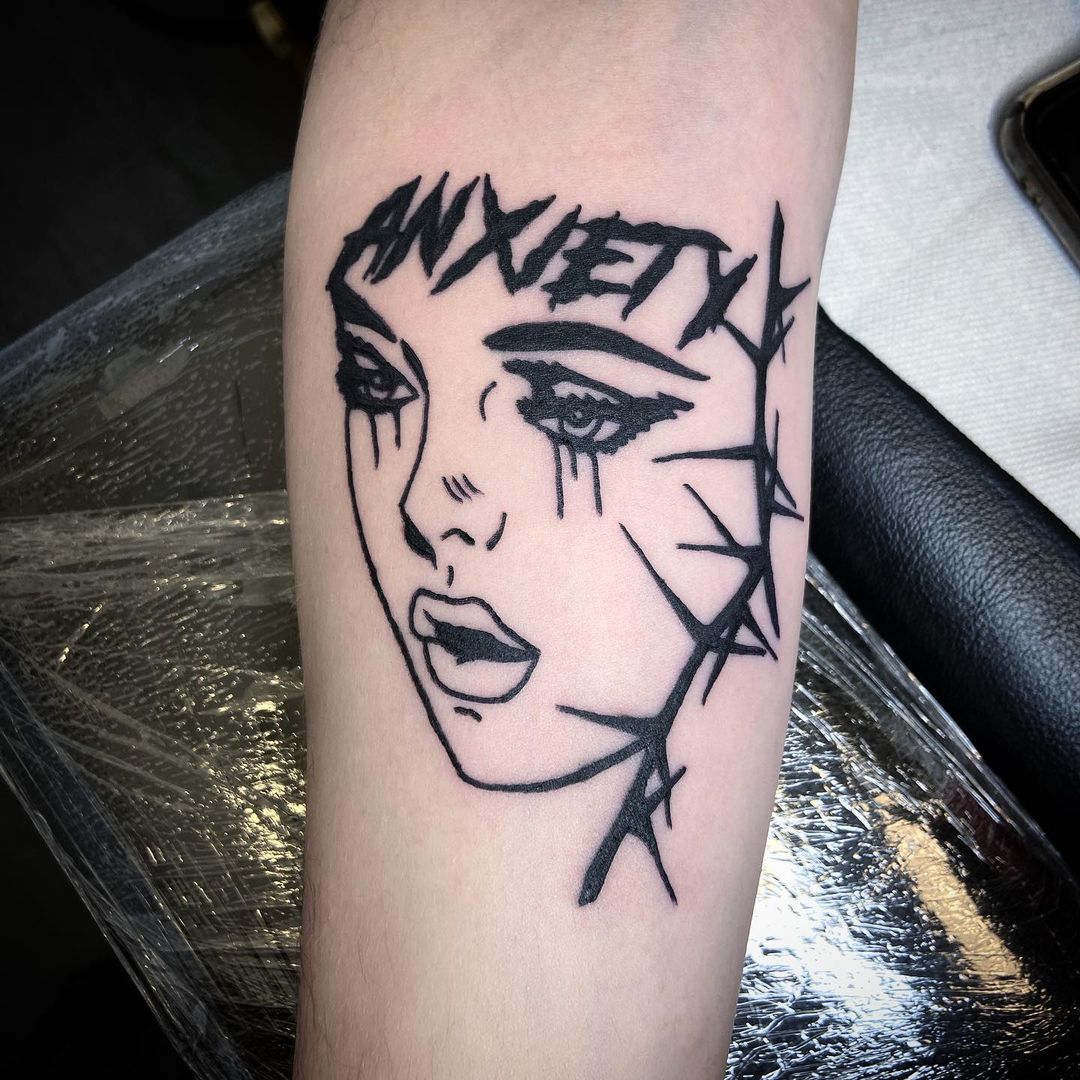 30 Meaningful Anxiety Tattoos