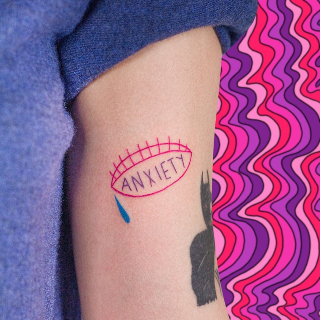 30 Anxiety Tattoos That Illustrate The Invisible Struggle