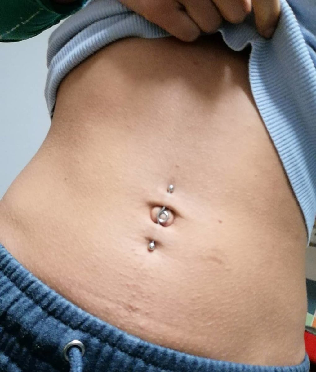 crazy belly button piercings