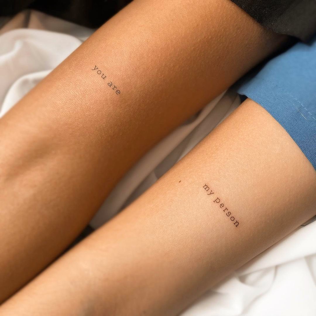 Tiny Best Friend Tattoos to Share