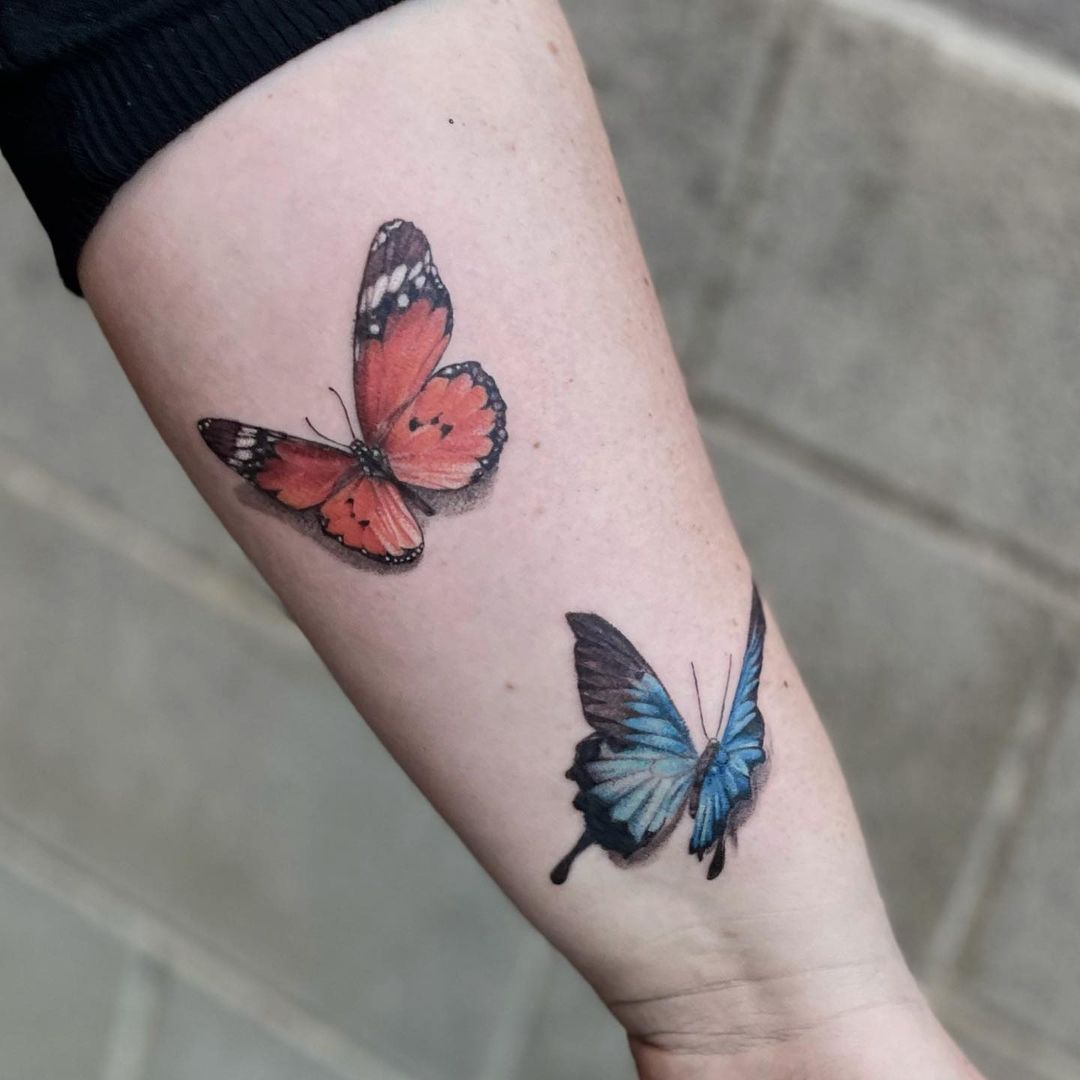 33 soaring butterfly tattoo ideas