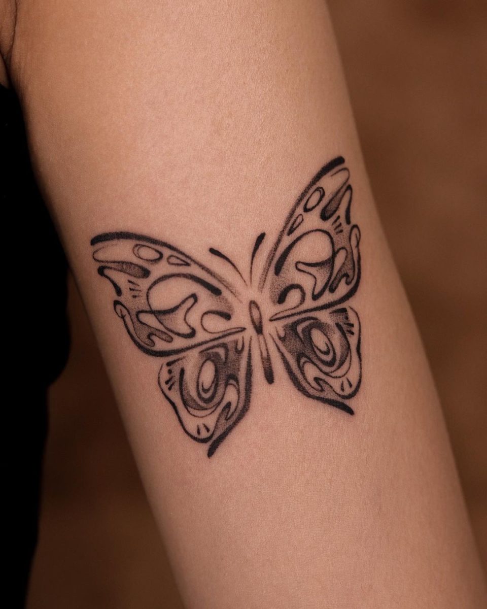 33 Soaring Butterfly Tattoo Ideas