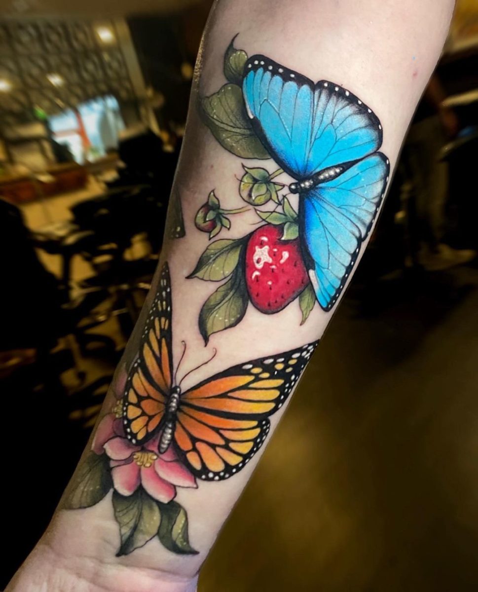 33 Soaring Butterfly Tattoo Ideas