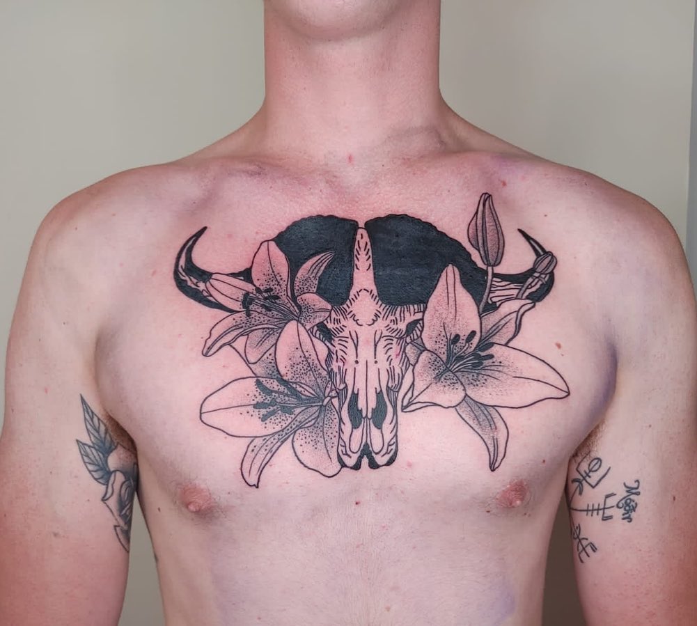 33 bold chest tattoos for men