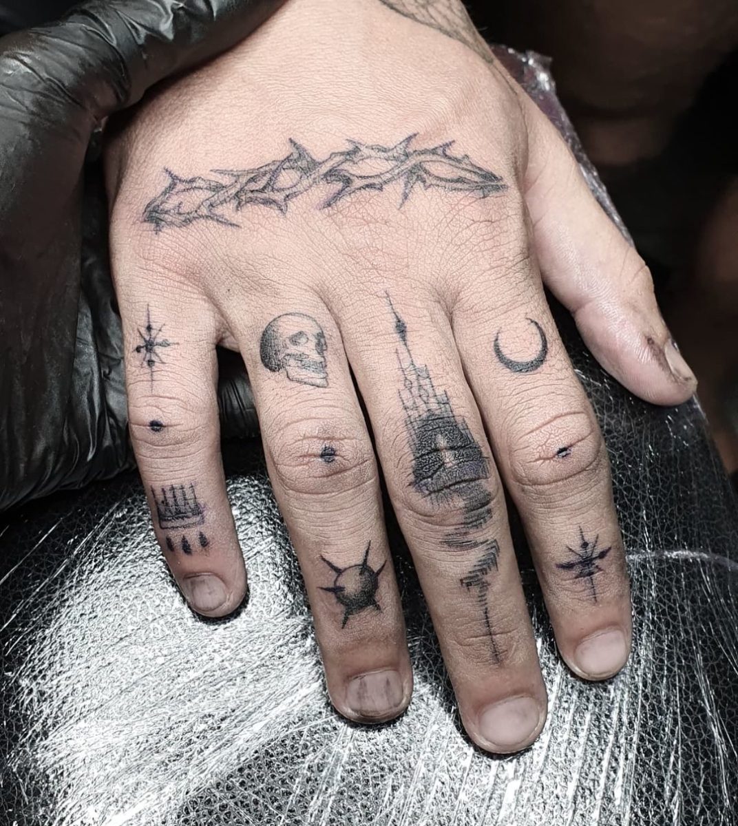 finger tattoos that tell a story