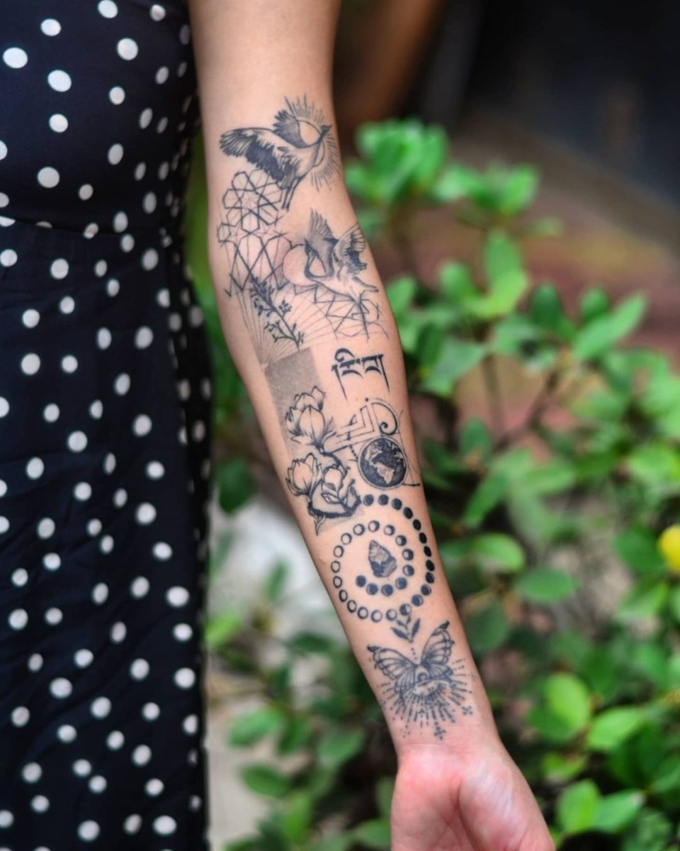 35 Fresh Forearm Tattoos for Women 