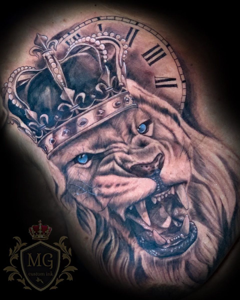 25 lion chest tattoo ideas that are fierce af