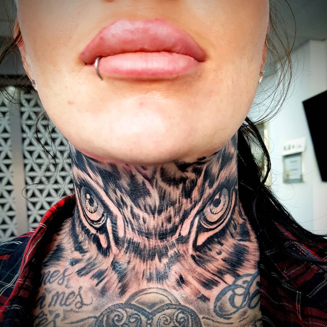 Big, Bold Neck Tattoos You Can Pull Off