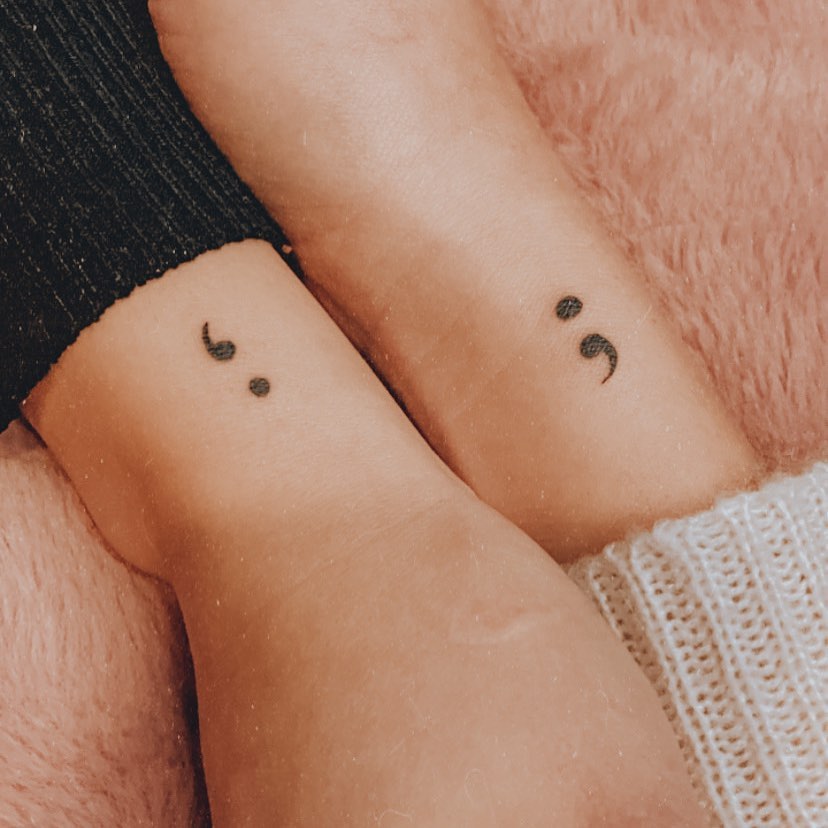 25 Powerful Semicolon Tattoo Ideas