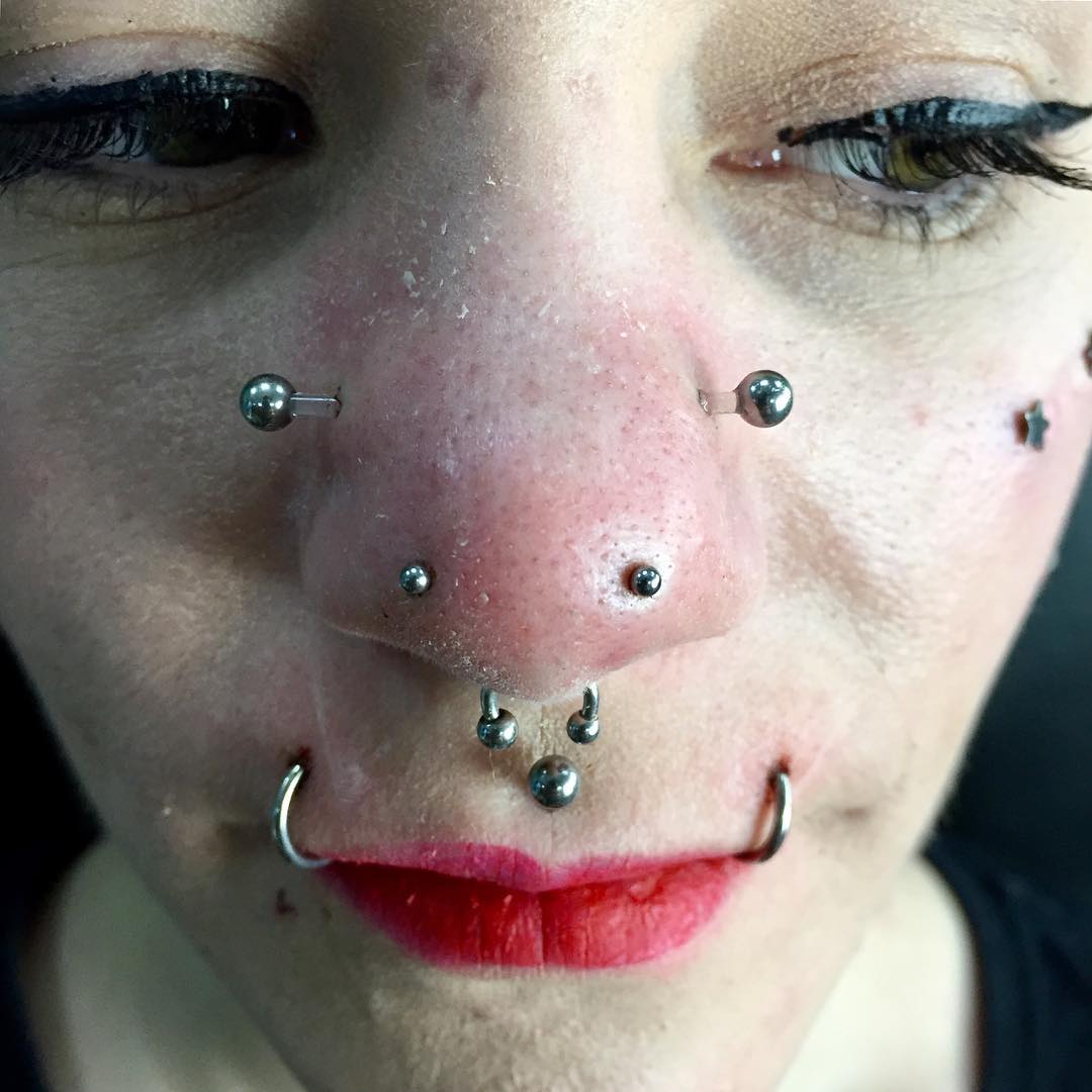 insane septum piercings