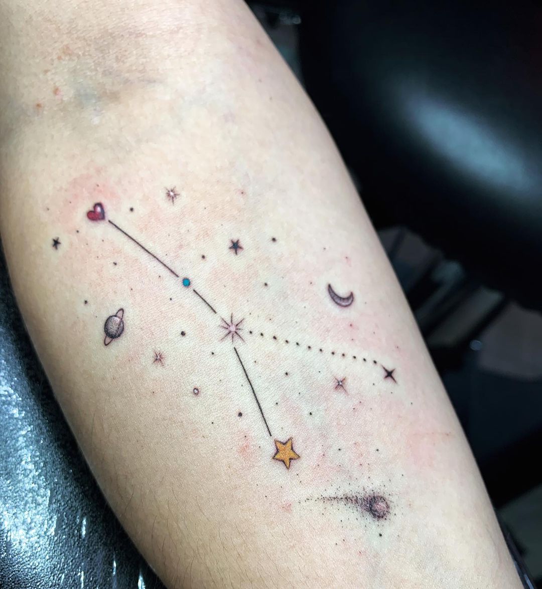 Cancer Star Temporary Tattoo, Cancer Constellation Temporary Tattoo, Cancer  Star Sticker, Cancer Star Decal, Cancer Constellation Sticker - Etsy