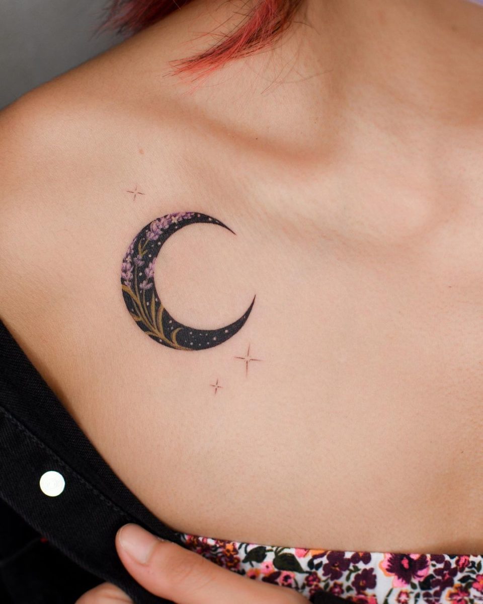 Update more than 74 realistic moon tattoo best - thtantai2