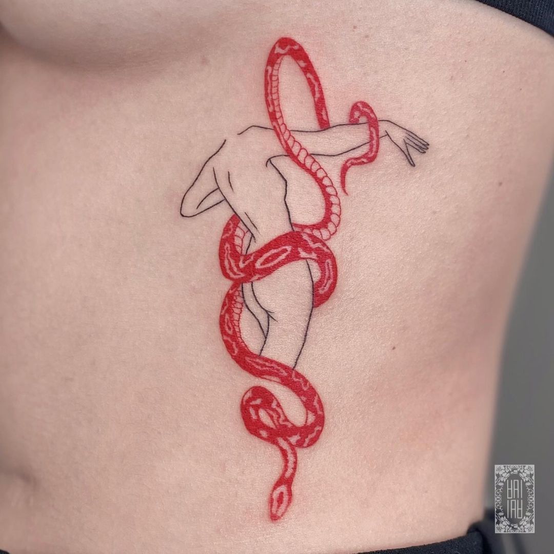 stunning snake tattoo ideas for those who like the slither | from garden variety to anaconda pythons, we've rounded up the best snake tattoo ideas.
