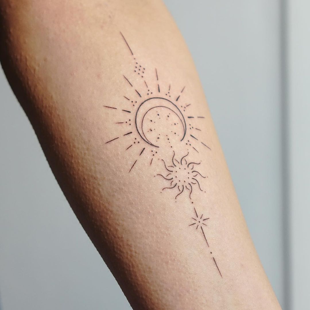 Update 91 about sun moon star tattoo meaning best  indaotaoneceduvn